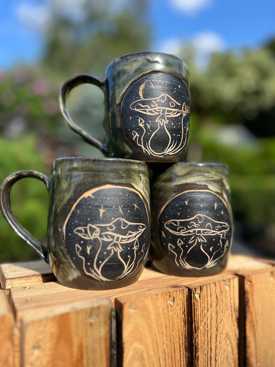 Kubek "Leśna Amanita" czarna - obrazek 5