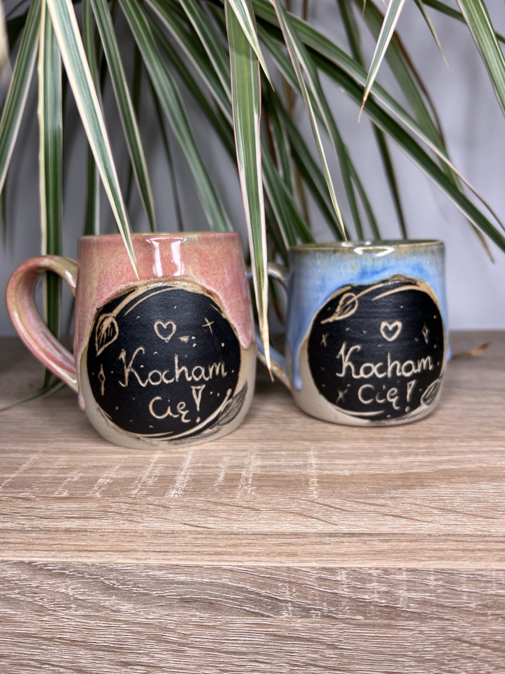 Komplet 2x "Kocham Cię" (niebieski i różowy) - obrazek 4